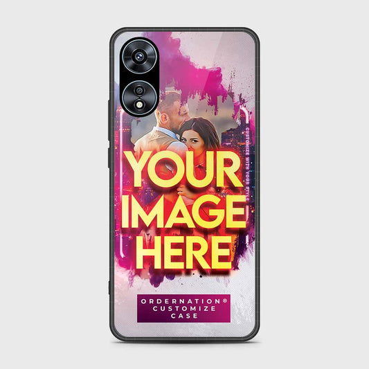 Oppo A58 4G Cover - Customized Case Series - Upload Your Photo - Multiple Case Types Available