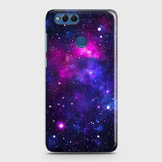 Huawei Honor 7X - Dark Galaxy Stars Modern Printed Hard Case