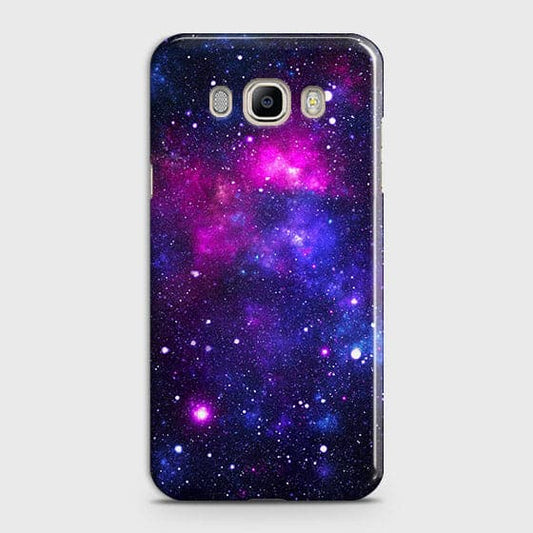 Samsung Galaxy J510 - Dark Galaxy Stars Modern Printed Hard Case