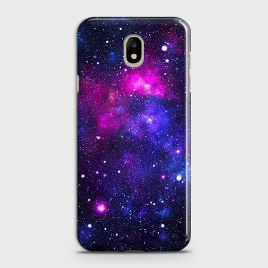 Samsung Galaxy J7 2018 - Dark Galaxy Stars Modern Printed Hard Case