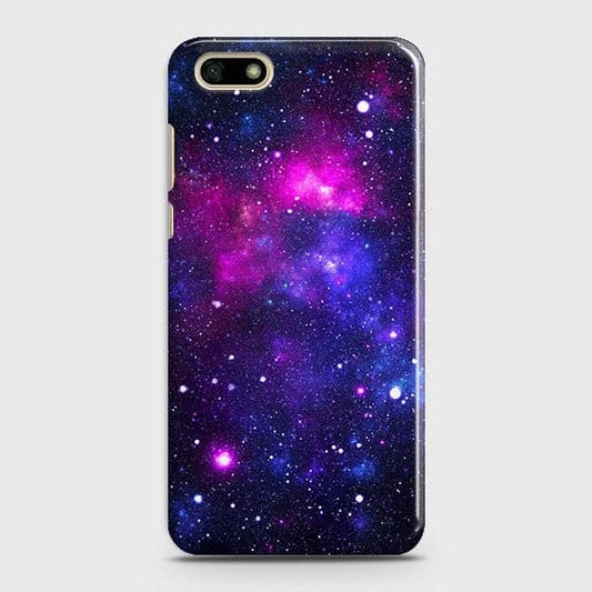 Huawei Y5 Prime 2018 - Dark Galaxy Stars Modern Printed Hard Case