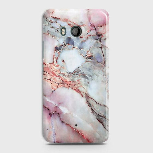 HTC U11 - Violet Sky Marble Trendy Printed Hard Case