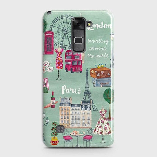 LG Stylus 2 Cover - Matte Finish - London, Paris, New York Modern Printed Hard Case Life Time Colors Guarantee