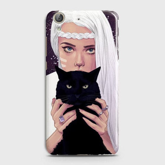 Huawei Y6 II - Trendy Wild Black Cat Printed Hard Case With Life Time Colors Guarantee