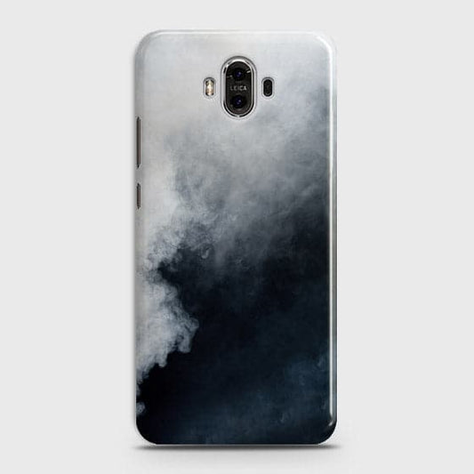 Huawei Mate 9 Cover - Matte Finish - Trendy Misty White and Black Marble Printed Hard Case with Life Time Colors Guarantee