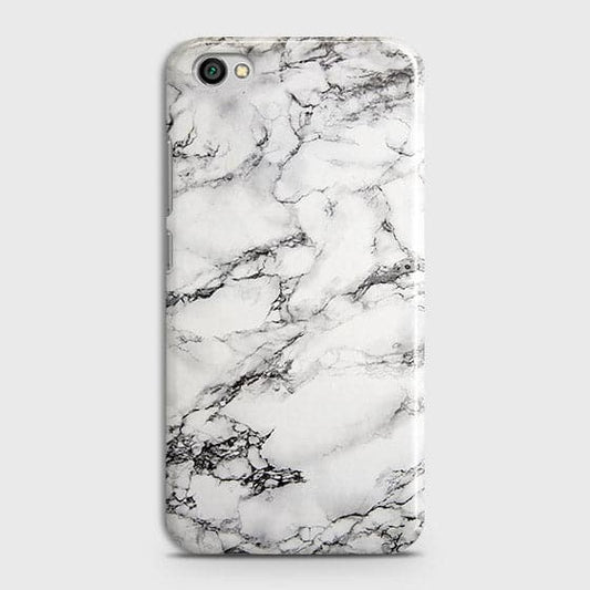 Xiaomi Redmi Note 5A Cover - Matte Finish - Trendy Mysterious White Marble Printed Hard Case with Life Time Colors Guarantee