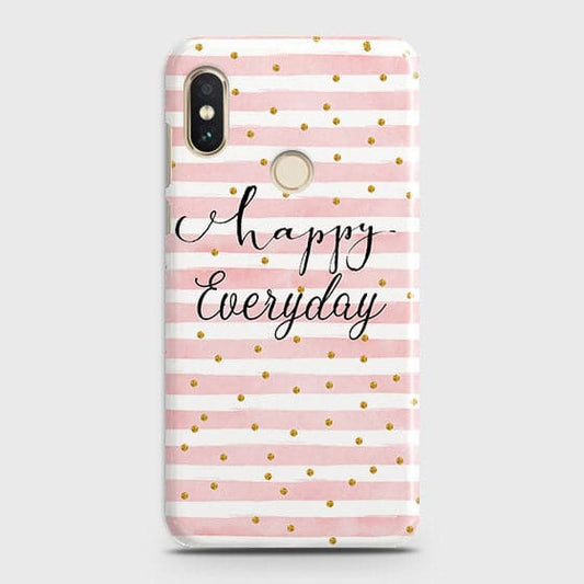 Xiaomi Redmi Y2 - Trendy Happy Everyday Printed Hard Case With Life Time Colors Guarantee
