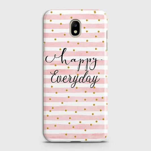 Samsung Galaxy J5 2017 - Trendy Happy Everyday Printed Hard Case With Life Time Colors Guarantee