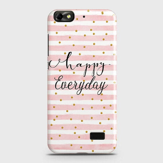 Huawei P9 Lite - Trendy Happy Everyday Printed Hard Case With Life Time Colors Guarantee