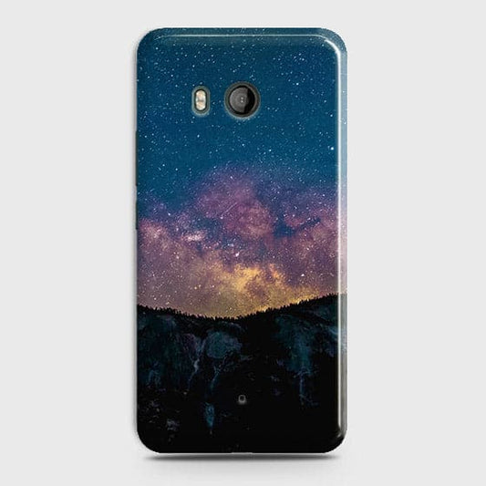 HTC U11 Cover - Matte Finish - Embrace, Dark  Trendy Printed Hard Case With Life Time Colour Guarantee