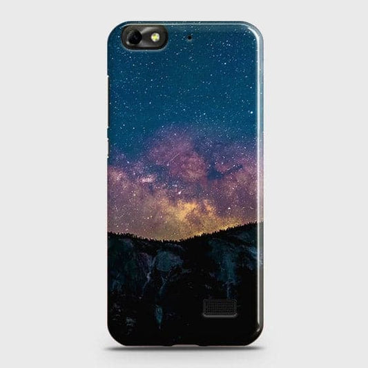 Huawei Honor 4C Cover - Matte Finish - Embrace, Dark  Trendy Printed Hard Case With Life Time Colour Guarantee