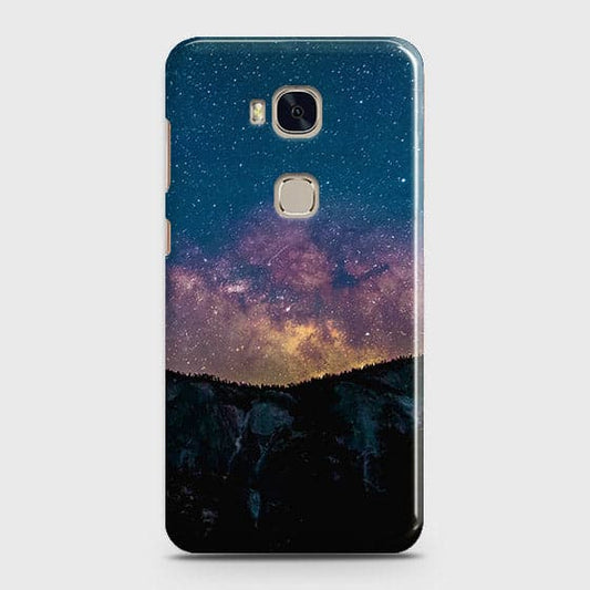 Huawei Honor 5X Cover - Matte Finish - Embrace, Dark  Trendy Printed Hard Case With Life Time Colour Guarantee