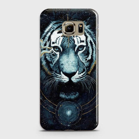 Samsung Galaxy Note 5 Cover - Vintage Galaxy Tiger Printed Hard Case with Life Time Colors Guarantee - OrderNation
