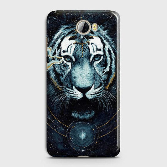 Huawei Y5 II Cover - Vintage Galaxy Tiger Printed Hard Case with Life Time Colors Guarantee - OrderNation