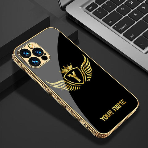 iPhone 13 Pro Cover - Gold Series - Premium Electroplated Infinity Ultra Shine Glass Soft Silicon Borders Case