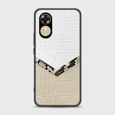 Oppo A17k Cover- Printed Skins Series - HQ Ultra Shine Premium Infinity Glass Soft Silicon Borders Case