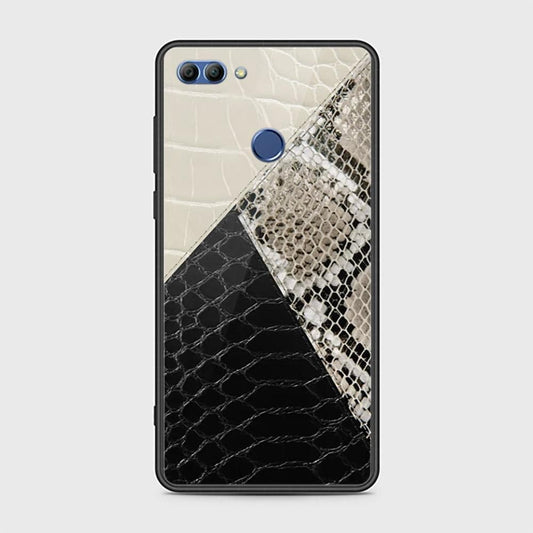 Huawei Y9 2018 Cover - Printed Skins Series - HQ Ultra Shine Premium Infinity Glass Soft Silicon Borders Case