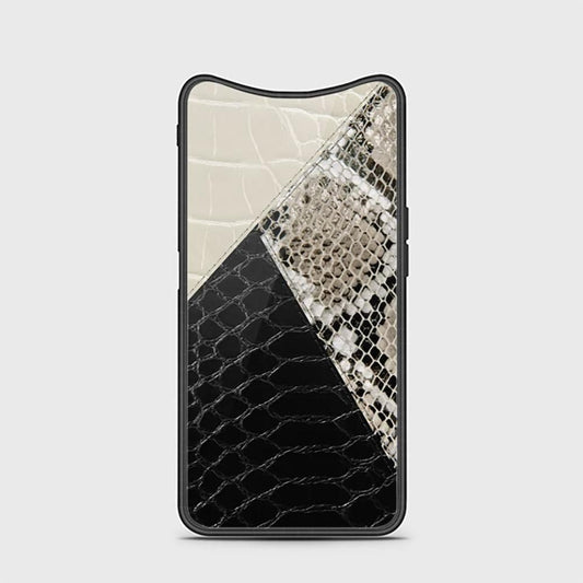 Oppo Find X Cover - Printed Skins Series - HQ Ultra Shine Premium Infinity Glass Soft Silicon Borders Case