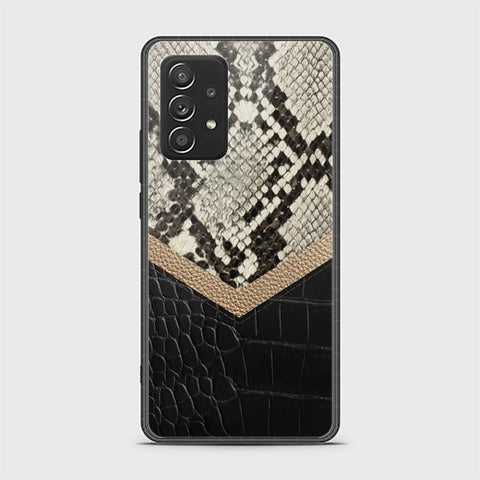 Samsung Galaxy A52 Cover - Printed Skins Series - HQ Ultra Shine Premium Infinity Glass Soft Silicon Borders Case
