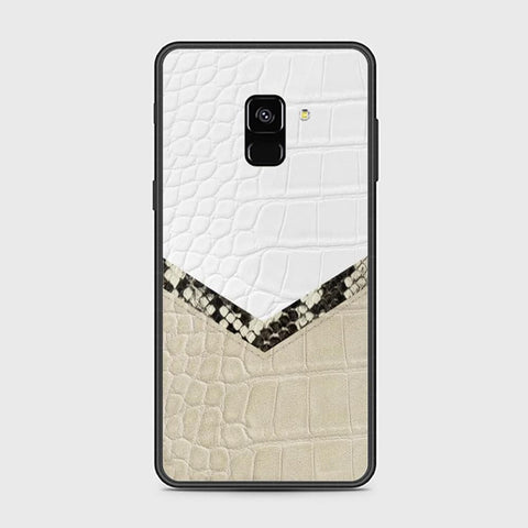 Samsung Galaxy A8 2018 Cover - Printed Skins Series - HQ Ultra Shine Premium Infinity Glass Soft Silicon Borders Case