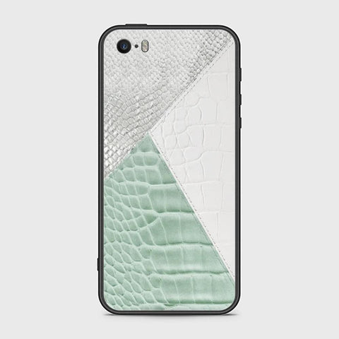 iPhone SE Cover - Printed Skins Series - HQ Ultra Shine Premium Infinity Glass Soft Silicon Borders Case