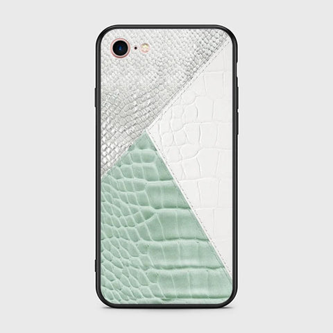 iPhone 8 Cover - Printed Skins Series - HQ Ultra Shine Premium Infinity Glass Soft Silicon Borders Case
