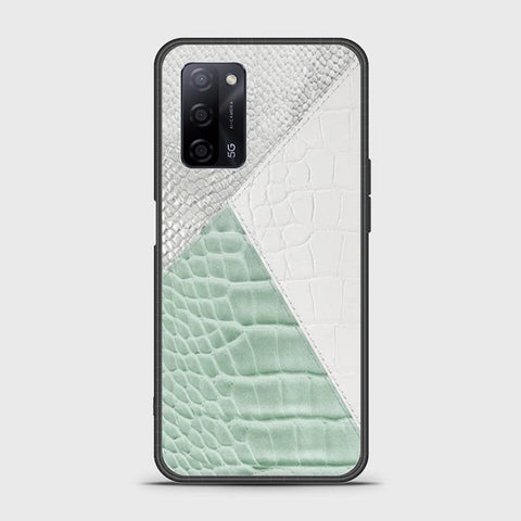 Oppo A55s Cover- Printed Skins Series - HQ Ultra Shine Premium Infinity Glass Soft Silicon Borders Case