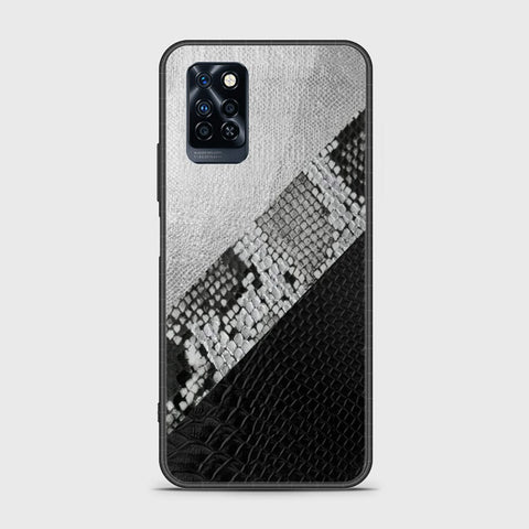 Infinix Note 10 Pro Cover- Printed Skins Series - HQ Ultra Shine Premium Infinity Glass Soft Silicon Borders Case
