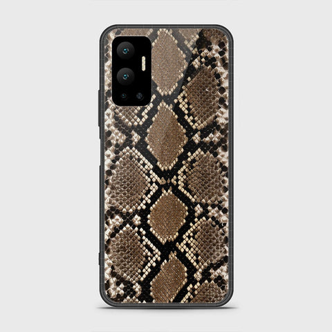 Infinix Hot 12 Cover- Printed Skins Series - HQ Ultra Shine Premium Infinity Glass Soft Silicon Borders Case