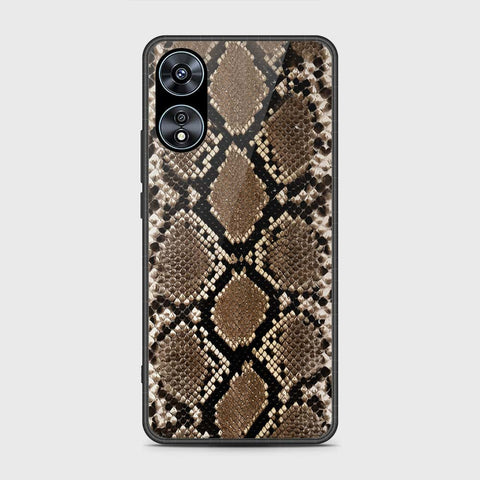 Oppo A58 4G Cover- Printed Skins Series - HQ Ultra Shine Premium Infinity Glass Soft Silicon Borders Case