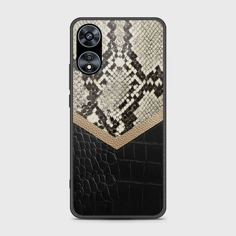Oppo A78 4G Cover- Printed Skins Series - HQ Ultra Shine Premium Infinity Glass Soft Silicon Borders Case