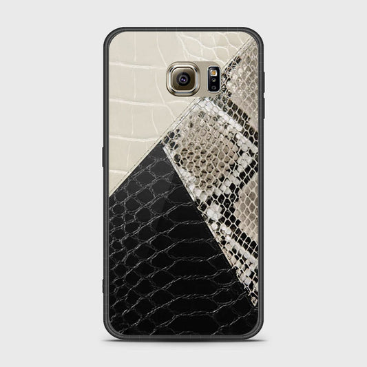 Samsung Galaxy S6 Cover- Printed Skins Series - HQ Ultra Shine Premium Infinity Glass Soft Silicon Borders Case