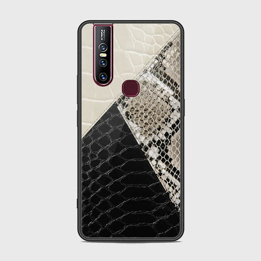 Vivo V15 Cover - Printed Skins Series - HQ Ultra Shine Premium Infinity Glass Soft Silicon Borders Case (Fast Delivery)(FS)