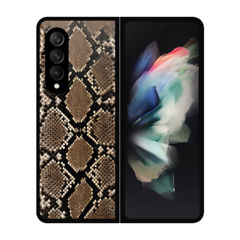 Samsung Galaxy Z Fold 3 5G Cover- Printed Skins Series - HQ Premium Shine Durable Shatterproof Case - Soft Silicon Borders