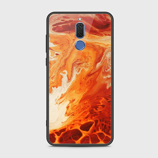 Huawei Mate 10 Lite Cover - Mystic Marble Series - HQ Ultra Shine Premium Infinity Glass Soft Silicon Borders Case