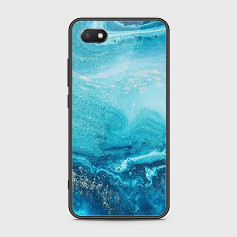 Huawei Y5 Prime 2018 Cover - Mystic Marble Series - HQ Ultra Shine Premium Infinity Glass Soft Silicon Borders Case