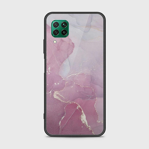 Huawei P40 Lite Cover - Mystic Marble Series - HQ Ultra Shine Premium Infinity Glass Soft Silicon Borders Case