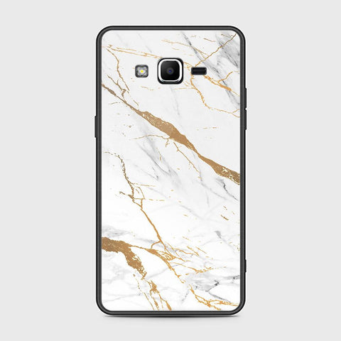 Samsung Galaxy Grand Prime Cover - Mystic Marble Series - HQ Ultra Shine Premium Infinity Glass Soft Silicon Borders Case