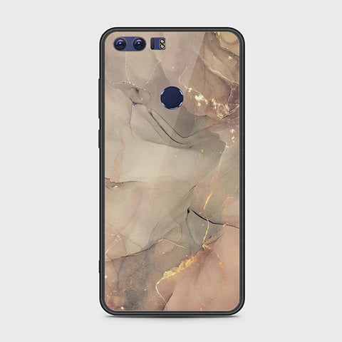 Huawei Honor 8 Cover - Mystic Marble Series - HQ Ultra Shine Premium Infinity Glass Soft Silicon Borders Case