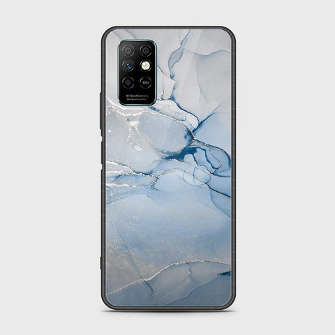 Infinix Note 8i Cover- Mystic Marble Series - HQ Ultra Shine Premium Infinity Glass Soft Silicon Borders Case