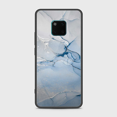 Huawei Mate 20 Pro Cover - Mystic Marble Series - HQ Ultra Shine Premium Infinity Glass Soft Silicon Borders Case