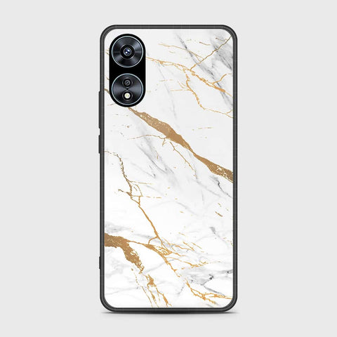 Oppo A58 4G Cover- Mystic Marble Series - HQ Ultra Shine Premium Infinity Glass Soft Silicon Borders Case
