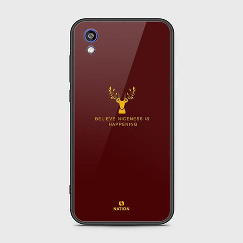 Huawei Y5 2019 Cover - Nice Series - HQ Ultra Shine Premium Infinity Glass Soft Silicon Borders Case