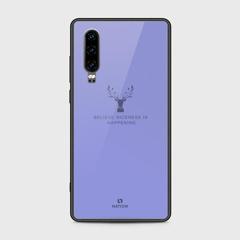 Huawei P30 Cover - Nice Series - HQ Ultra Shine Premium Infinity Glass Soft Silicon Borders Case