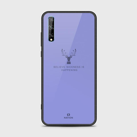Huawei Y8p Cover - Nice Series - HQ Ultra Shine Premium Infinity Glass Soft Silicon Borders Case