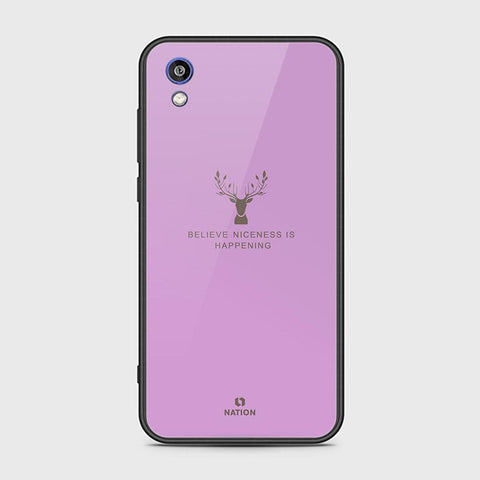 Huawei Y5 2019 Cover - Nice Series - HQ Ultra Shine Premium Infinity Glass Soft Silicon Borders Case