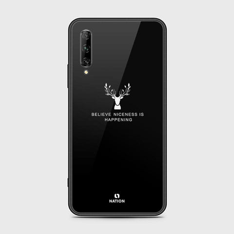 Huawei Y9s Cover - Nice Series - HQ Ultra Shine Premium Infinity Glass Soft Silicon Borders Case