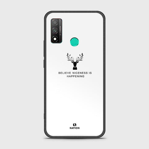 Huawei P smart 2020 Cover - Nice Series - HQ Ultra Shine Premium Infinity Glass Soft Silicon Borders Case