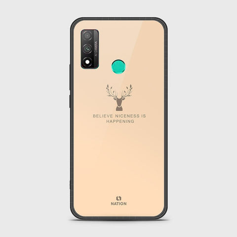 Huawei P smart 2020 Cover - Nice Series - HQ Ultra Shine Premium Infinity Glass Soft Silicon Borders Case