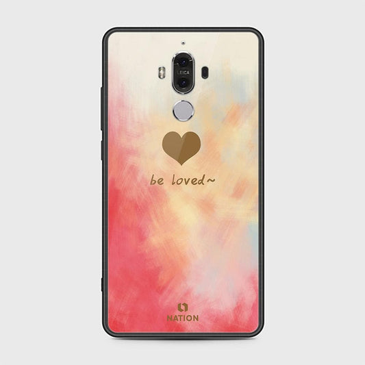 Huawei Mate 9 Cover - ONation Heart Series - HQ Ultra Shine Premium Infinity Glass Soft Silicon Borders Case
